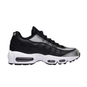 Baskets Wmns Nike Air Max 95 SE Brossé Métal Noir 918413 001