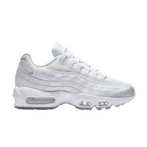 Baskets Wmns Nike Air Max 95 SE Blanc Glace Noir 918413 100