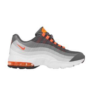 Baskets Wmns Nike Air Max 95 Ultra Gris Foncé Total Orange 749212 001