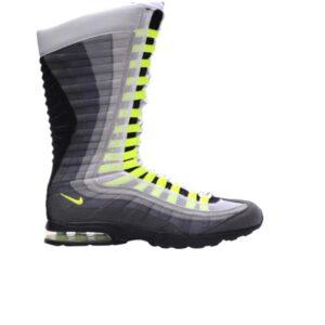 Baskets Wmns Nike Air Max 95 Zen Venti Boot Néon Noir 317636 171