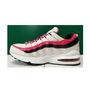 Baskets Wmns NikeAir Max 95 Blanc Vivid Rose Vert 336620 101
