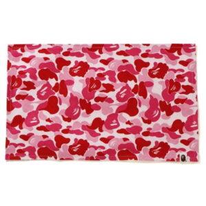 Serviette de service BAPE ABC Camo Place Mat (SS21) Rose Rose 490272