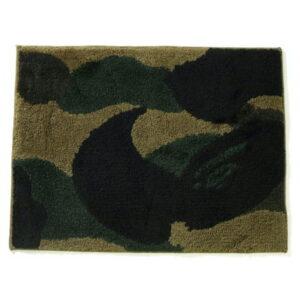 BAPE ABC Camo Tapis Tapis Vert Noir 491479