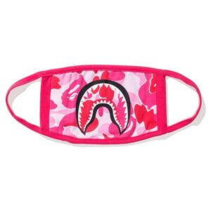 Masque de requin BAPE ABC Camo rose noir 491615