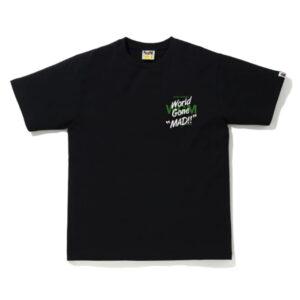 BAPE ABC Camo WGM Ape Head Tee Noir/Vert Noir/Vert 491844