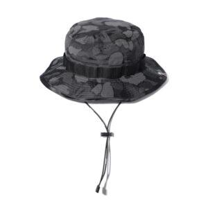 Chapeau Boonie réfléchissant Panama BAPE ABC Dot noir noir 492162