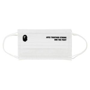 Étui et masque BAPE ABC Neon Camo Blanc Blanc 492591