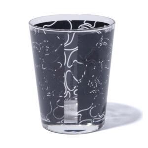 Gobelet en verre BAPE ABC Neon Camo Glass Noir Noir 492601