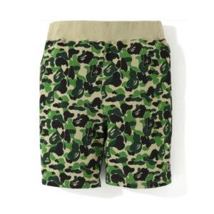 BAPE ABC One Point Sweat Shorts Vert Vert 492618