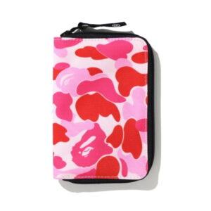 Porte-documents BAPE ABC Passport Case (FW20) Rose Rose 492660