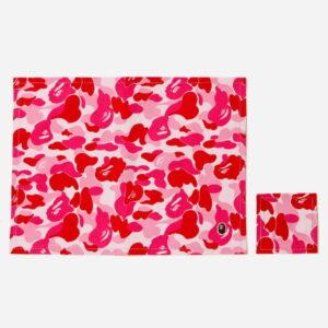BAPE ABC Set de table et dessous de verre Rose Rose 492967