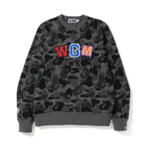 BAPE ABC Shark Crewneck Sweatshirt Noir Noir 493159