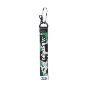 Sangle avec mousqueton BAPE ABC Tape Tag Vert Vert 501445
