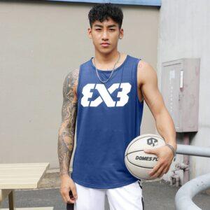 Maillot de sport Ehot 3X3 League Blue Undershirt Crème 493056