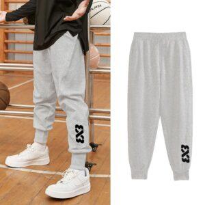 Pantalon de survêtement Ehot 3X3 Logo Gris Pantalon Blanc 495243