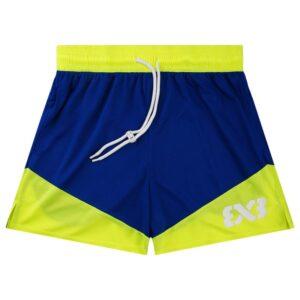Short de sport Ehot 3×3 Colorblock Bleu-Vert Short Gris 489205