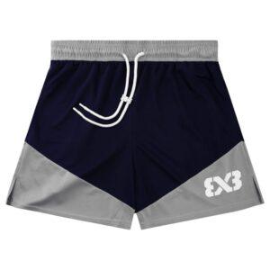 Short de sport Ehot 3×3 Colorblock Bleu-Gris Short Til 489184