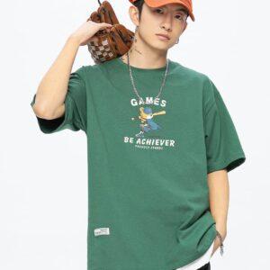 Ehot Baseball Achiever T-Shirt Vert Noir 492196