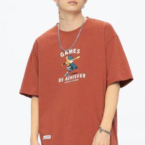 Ehot Baseball Achiever T-Shirt Rouge Noir 492232