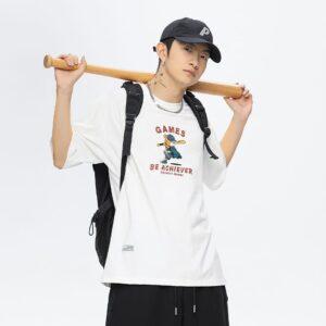 Ehot Baseball Achiever T-Shirt blanc noir 492218
