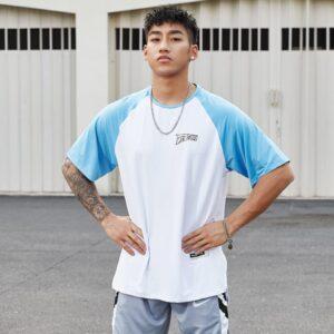 Ehot Believe T-shirt blanc-bleu 492437