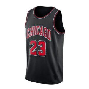 Ehot Bulls 23 Maillot de basket-ball noir Crème 492819