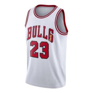 Maillot de basket-ball blanc Ehot Bulls 23, 492804