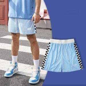 Short de sport Ehot Checkers Blue Shorts 490171
