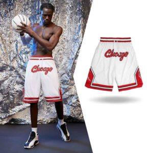 Short de basket Ehot Chicago Bulls short blanc 491913