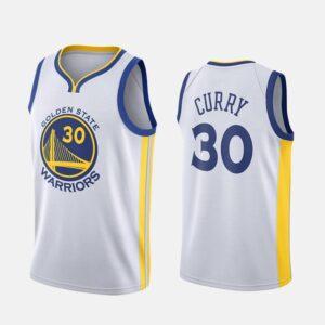 Maillot de basket-ball Ehot Curry 30, blanc, 492854