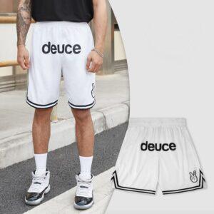 Short de basket Ehot Deuce short blanc 490439