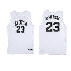 Ehot Dunk 23 maillot de basket-ball blanc noir 492912