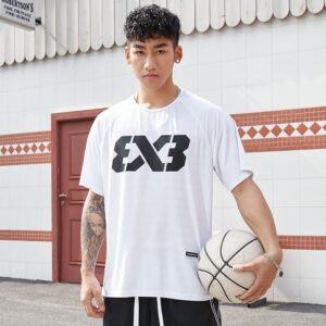 T-shirt blanc avec logo Ehot FIBA 492396