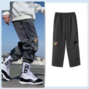 Pantalon de basket Ehot Flash Dark Buttons Pantalon Bleu 501514