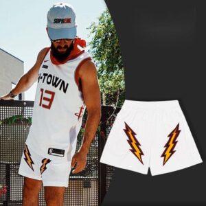 Short de sport Ehot Flash short blanc 489220