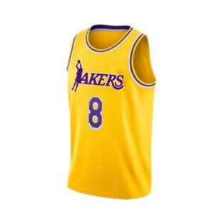 Maillot de basket-ball jaune Ehot Lakers 8 492840