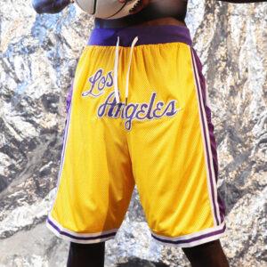 Ehot Short jaune des Lakers de Los Angeles 491934