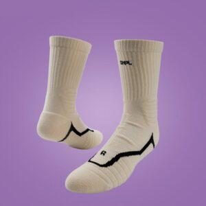 Chaussettes de sport Ehot Mamba Beige Crew Socks 502666