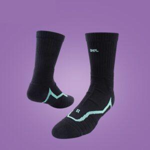 Chaussettes de sport Ehot Mamba Black Crew Socks 502555