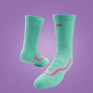 Chaussettes de sport Ehot Mamba Green Crew Socks 502610