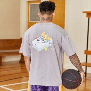 T-shirt gris Ehot Packman 492114