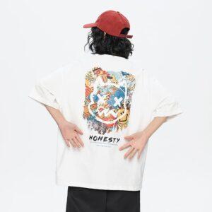 T-shirt blanc Ehot Stickerbombing 492294