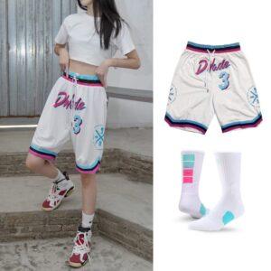 Short de basket Ehot Wade Heat short blanc 491885
