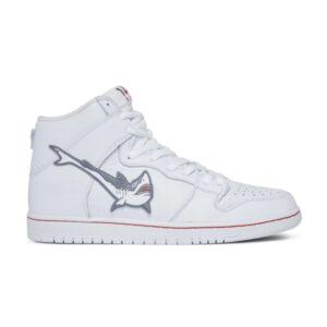 Oski x Nike Dunk High SB Great White Shark Baskets DC8908 105