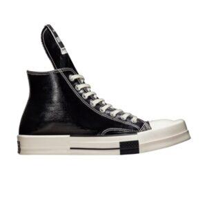 Rick Owens x Converse TURBODRK Chuck 70 High Baskets en laque noire A01291C