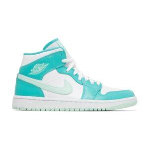 Femme Air Jordan 1 Mid Marine Vert Bleu DV2229 300