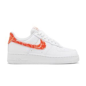Baskets Wmns Nike Air Force 1 '07 Rush Orange Paisley DJ9942 102