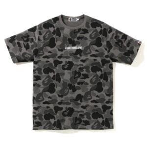 BAPE ABC Wide A T-shirt de bain Ape Noir Noir 502962