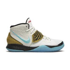 Baskets Concepts x Nike Kyrie 6 GS Golden Mummy Blanc CV5572 149
