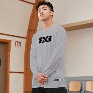 T-shirt Ehot 3X3 League Gris Manches Longues 512881